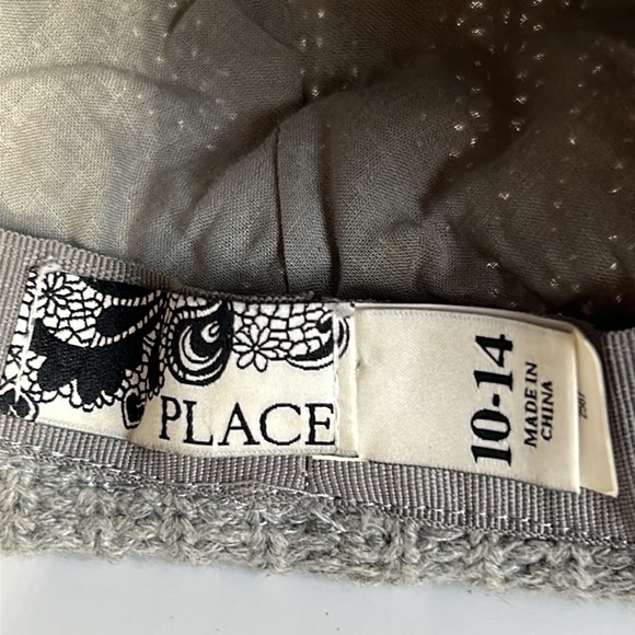 PLACE Gray Knitted Fedora Hat - Picture 8 of 11